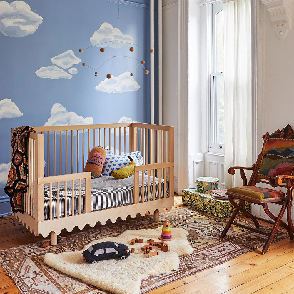 Oeuf Moss Crib Toddler Bed Conversion Kit - Lifestyle 3