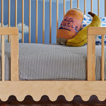Oeuf Moss Crib Toddler Bed Conversion Kit - Lifestyle 4