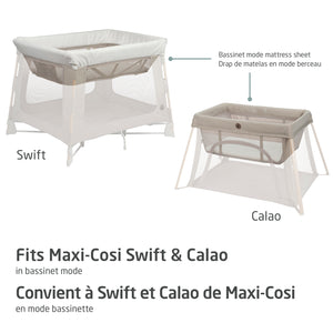 Maxi-Cosi Swift/Calao Bassinet Mode Sheets 2 PK - Fit