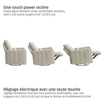 Maxi-Cosi Dorian Swivel Glider & Power Recliner - One Touch Power Recline