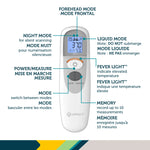 Safety 1st Simple Scan Forehead Thermometer - Features