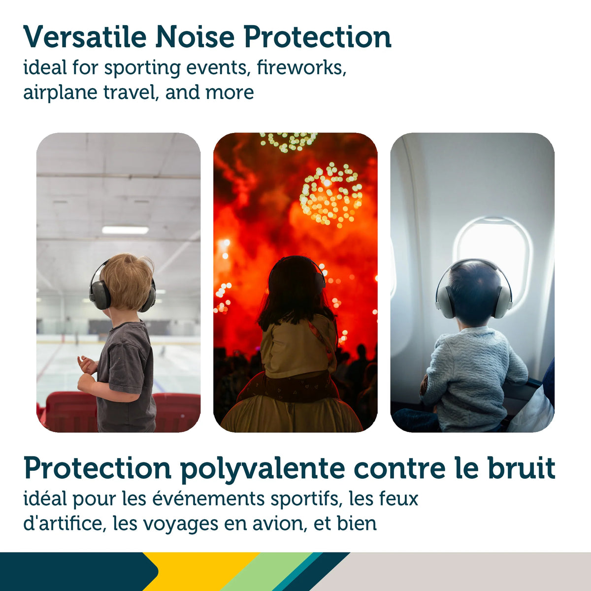 Safety 1st Noise Reduction Earmuffs - Versatile Protection