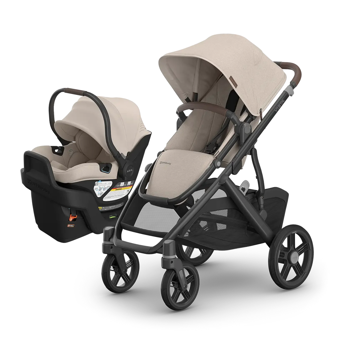 Ada - UPPAbaby Vista V3 + Aria V2 Travel System Bundle