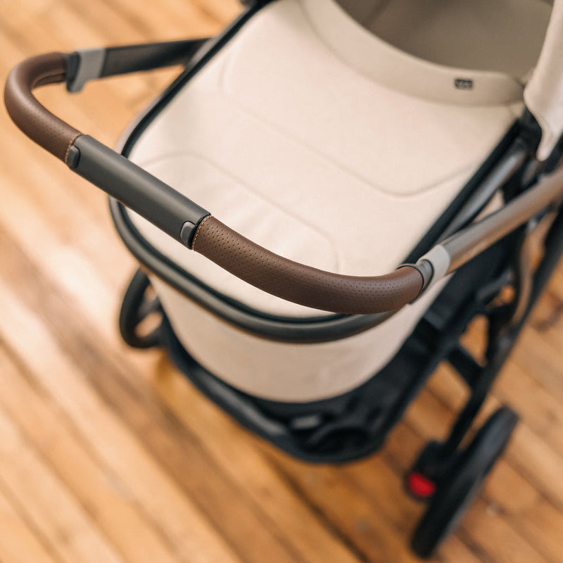 UPPAbaby Bassinet V3 - Ada (Sandstone Melange | Carbon Frame) Lifestyle 2