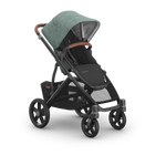 UPPAbaby Vista V3 Stroller - Gwen (Green Mélange/Carbon Frame/Saddle Leather)
