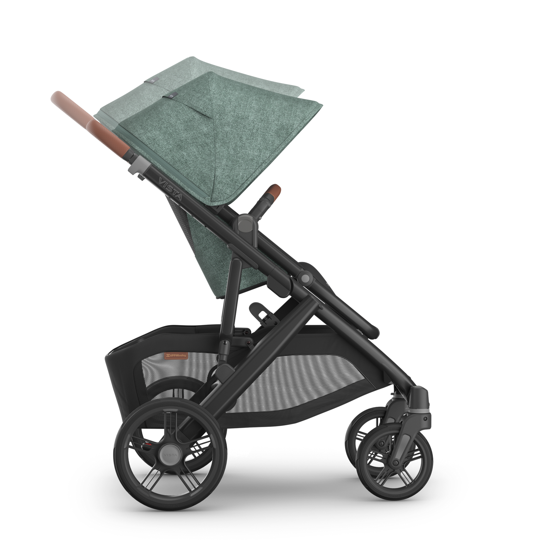 Gwen UPPAbaby Vista V3 Stroller -  Adjustable Handle and Canopy View