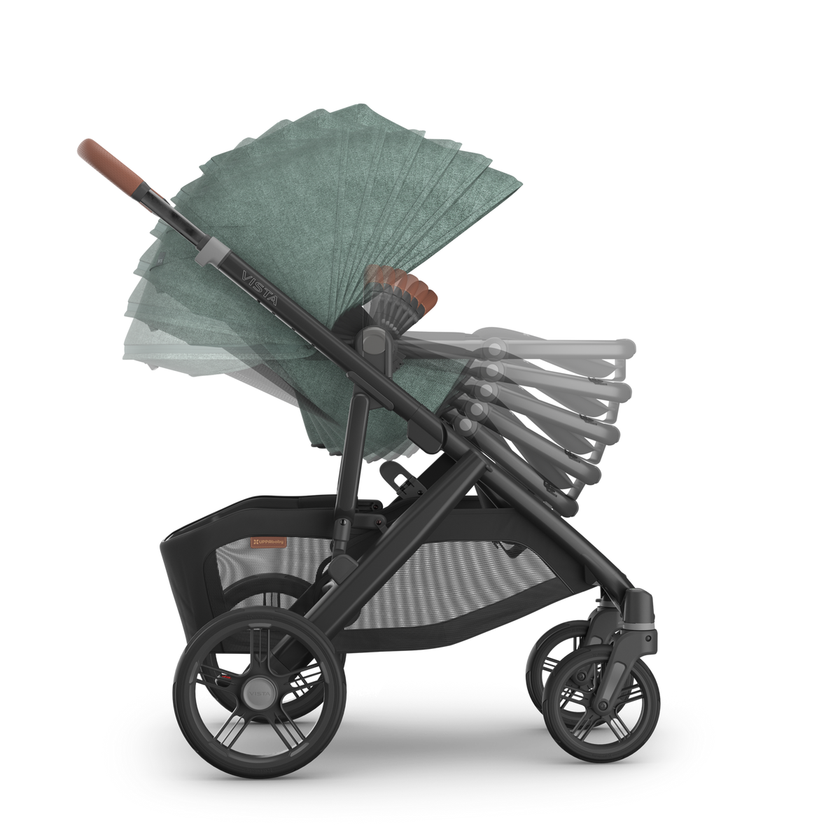 Gwen UPPAbaby Vista V3 Stroller - Multi Recline View