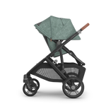 Gwen UPPAbaby Vista V3 Stroller - Side View Including Sunshade