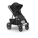 UPPAbaby Vista V3 Stroller - Jake (Charcoal/Carbon Frame/Black Leather)