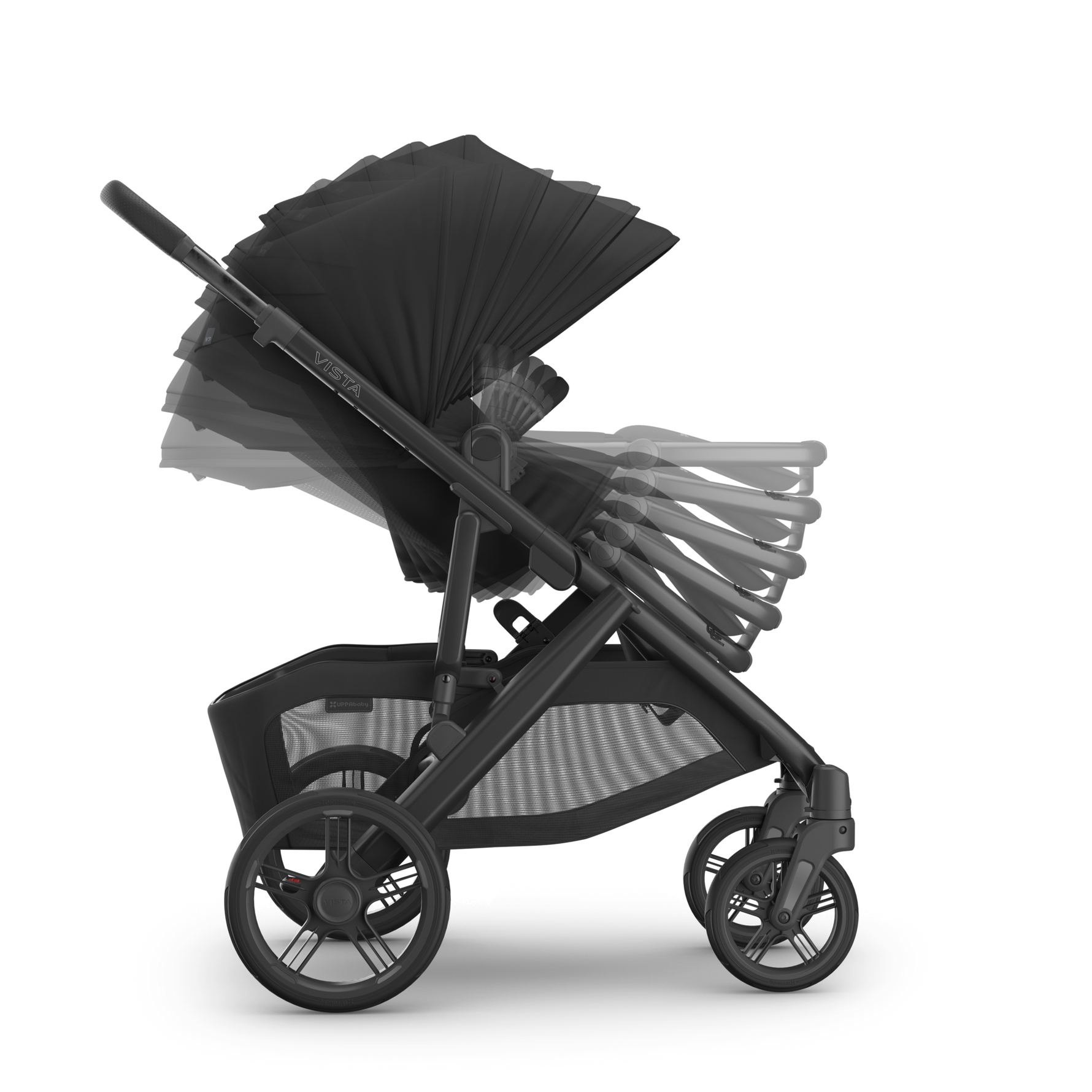 Jake UPPAbaby Vista V3 Stroller - Multi Recline View