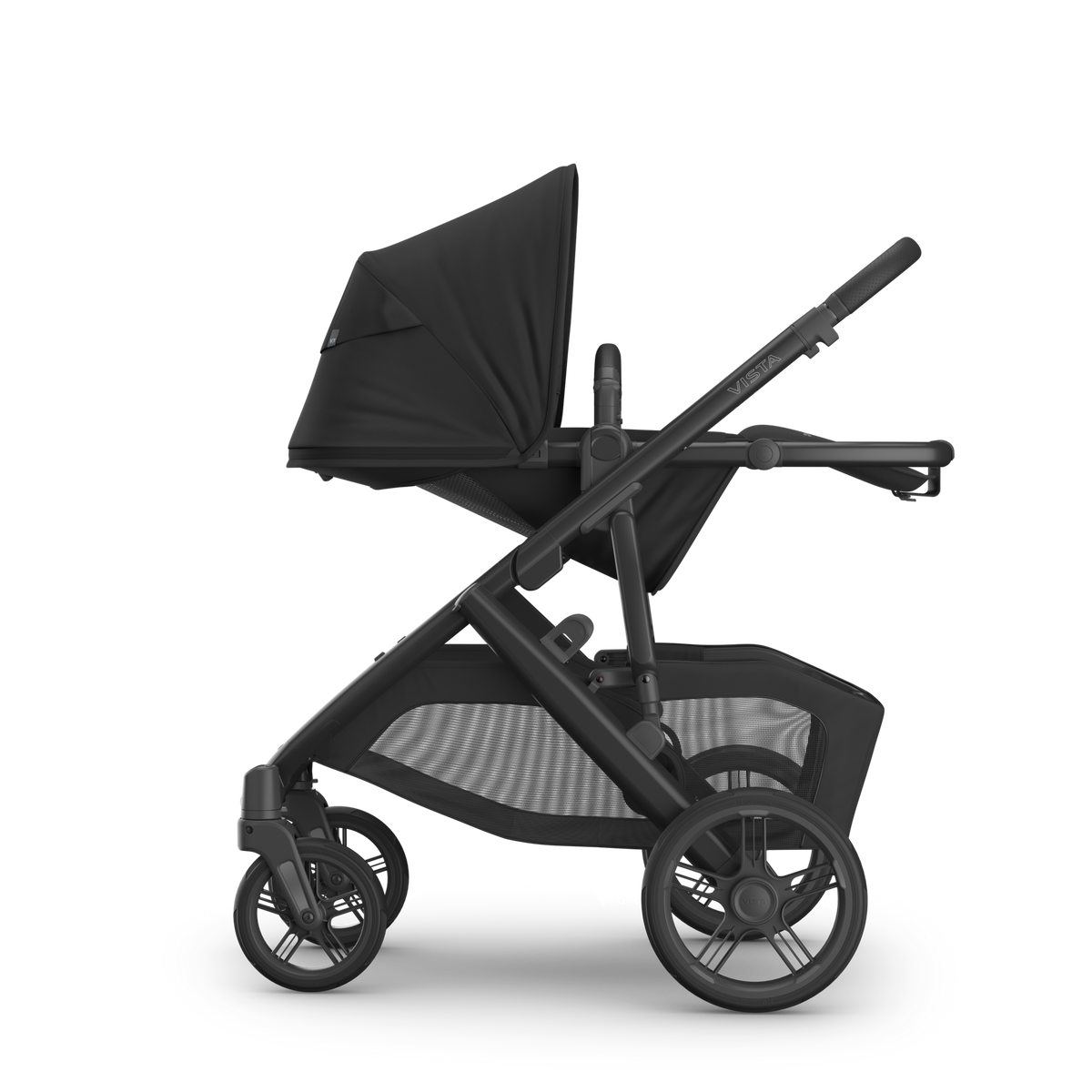 Jake UPPAbaby Vista V3 Stroller - Parent Facing Reclined View