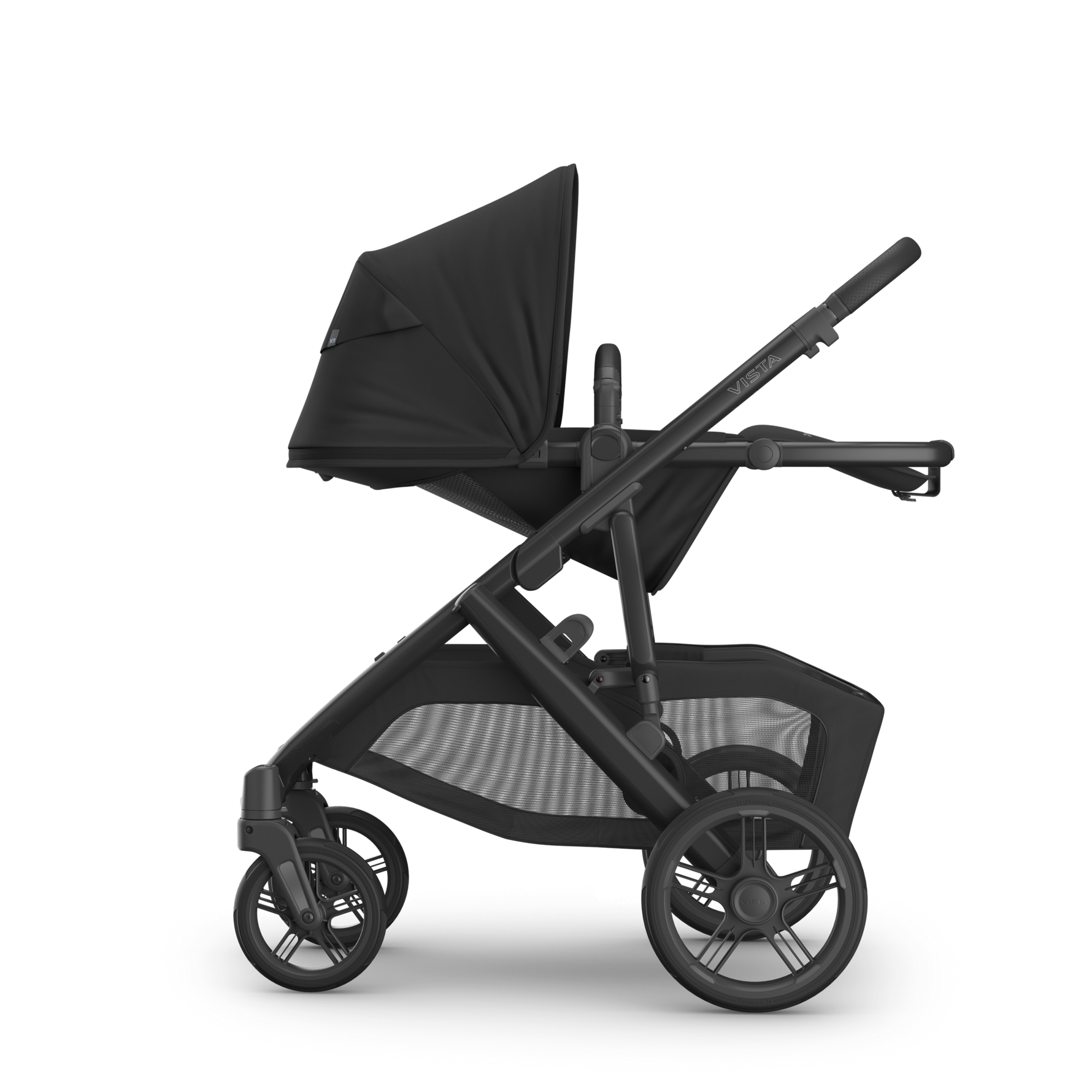 Jake UPPAbaby Vista V3 Stroller - Parent Facing Reclined View