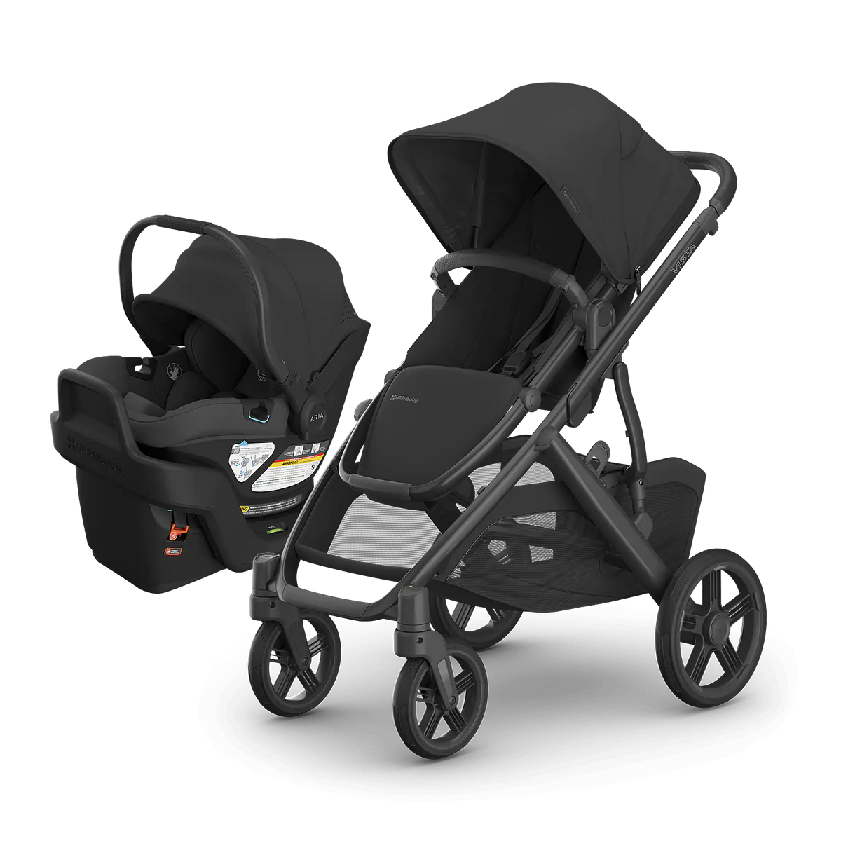 James - UPPAbaby Vista V3 + Aria V2 Travel System Bundle