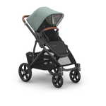 UPPAbaby Vista V3 Stroller - Kenzi (Mystic Aqua/Carbon Frame/Saddle Leather)