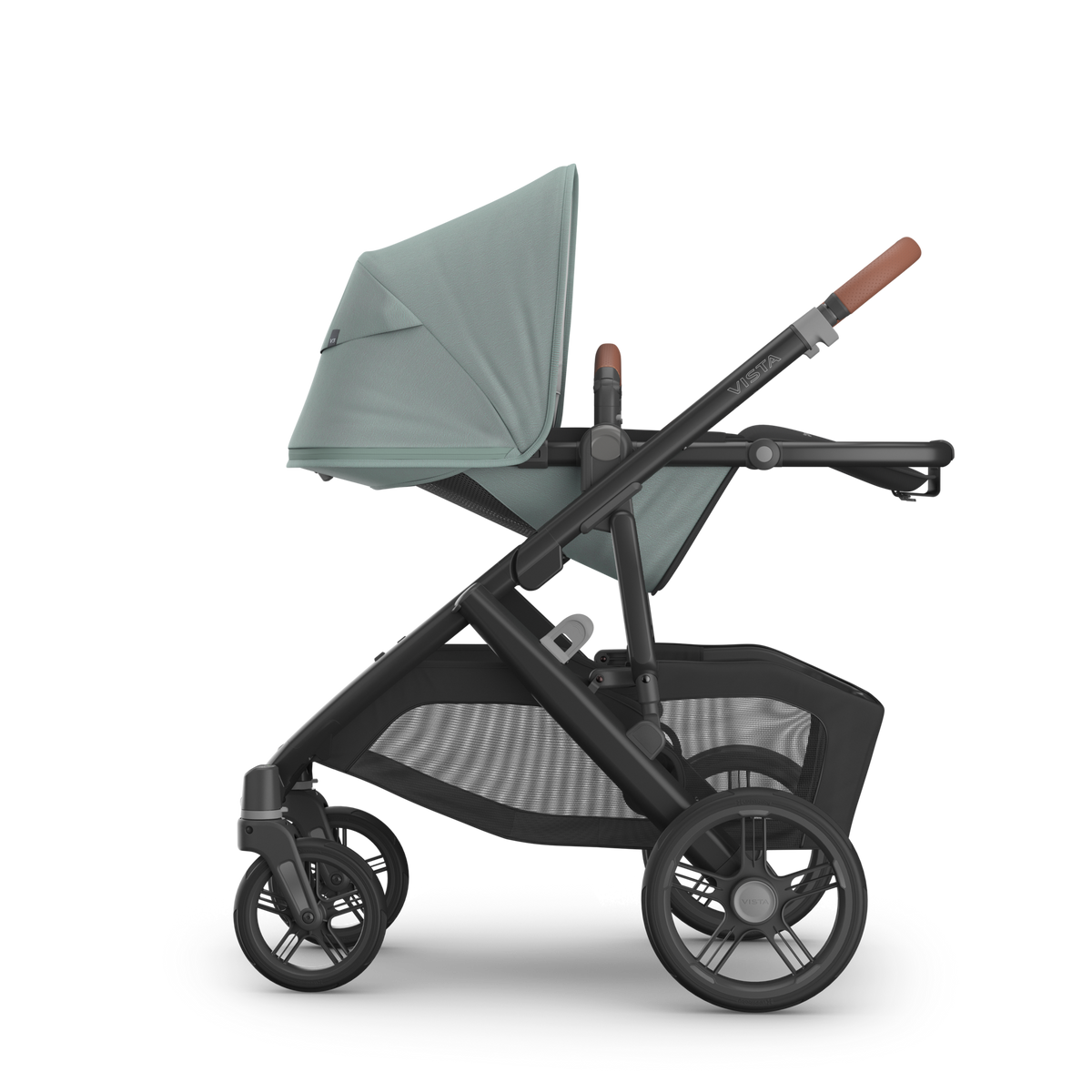 Kenzi UPPAbaby Vista V3 Stroller - Parent Facing Reclined View