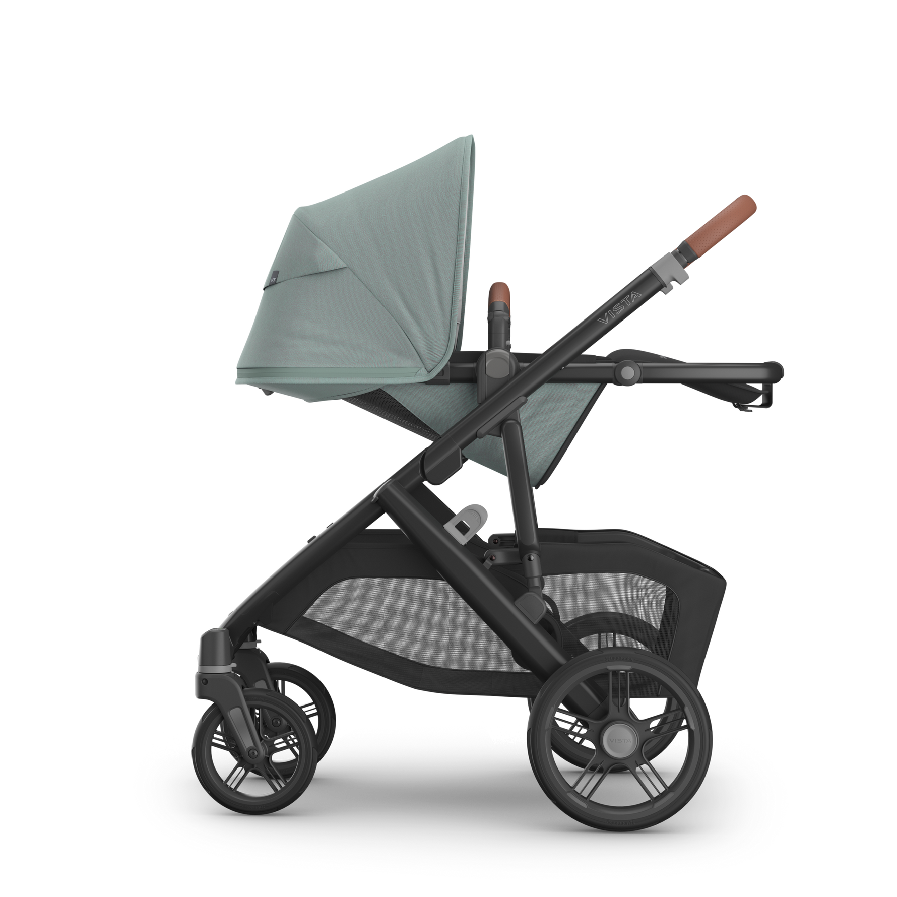 Kenzi UPPAbaby Vista V3 Stroller - Parent Facing Reclined View