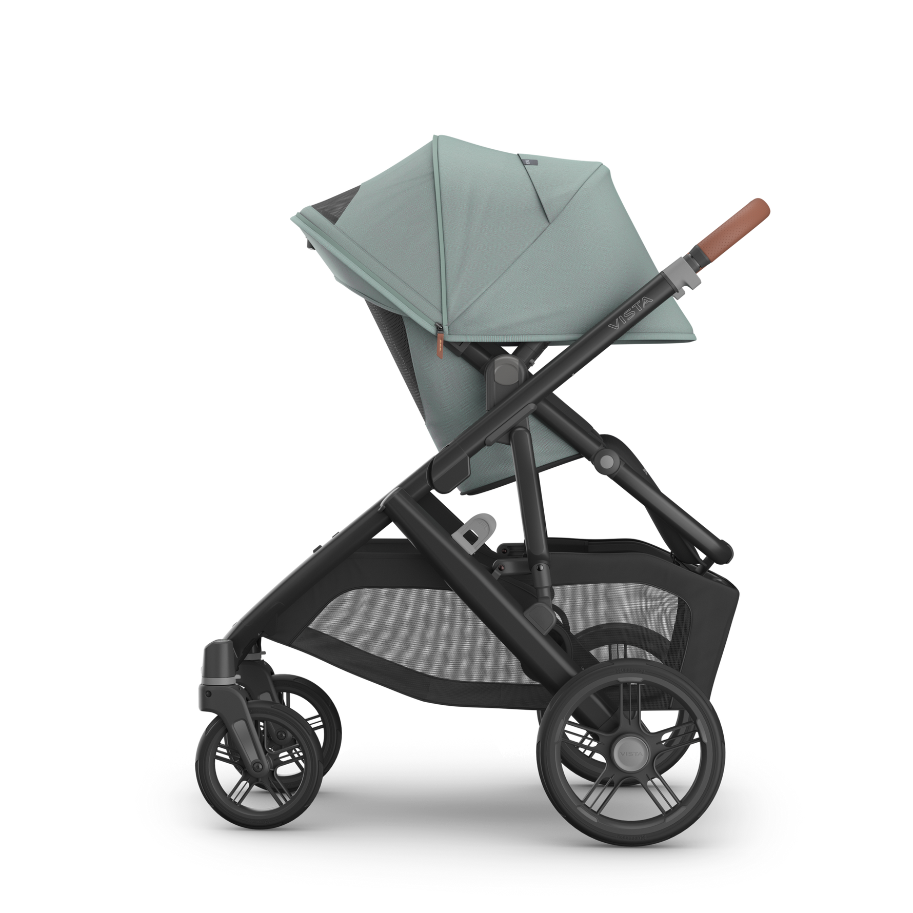 Kenzi UPPAbaby Vista V3 Stroller - Side View Including Sunshade