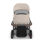 UPPAbaby Vista V3 Stroller - Ada (Sandstone Melange | Carbon Frame | Chestnut Leather) Top Peek a Boo
