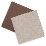 UPPAbaby Bassinet V3 - Ada (Sandstone Melange | Carbon Frame) Fabric Swatch 