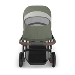 UPPAbaby Vista V3 Stroller - Evelyn (Meadow Green/Graphite Frame/Chestnut Leather) - Top View