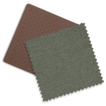 UPPAbaby Vista V3 Stroller - Evelyn (Meadow Green/Graphite Frame/Chestnut Leather) - Fabric Swatches