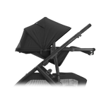UPPAbaby Vista V3 Stroller - James (Black | Carbon Frame | Black Leather)  - Recline Side View