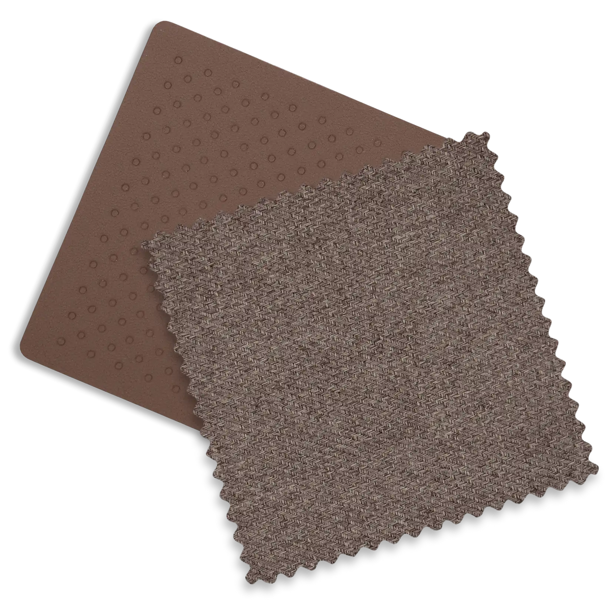 UPPAbaby Vista V3 Stroller - Owen (Mocha Melange/Carbon Frame/Chestnut Leather) - Fabric Swatches