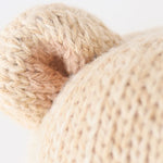 cuddle + kind Hand-Knit Baby Animal - Honey Bear Detail
