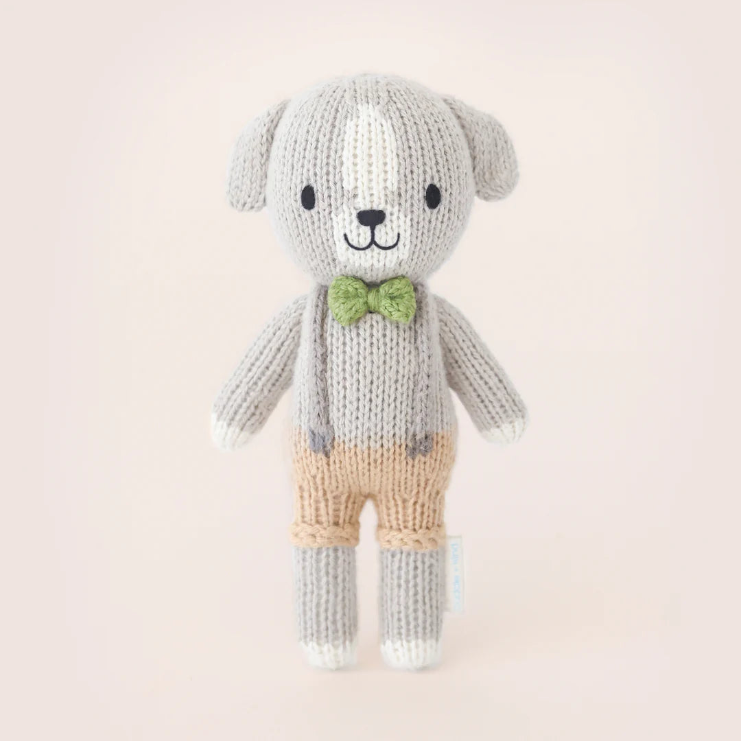 cuddle + kind Hand-Knit Tiny Collection - Noah the Dog Lifestyle 2