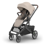 UPPAbaby Cruz V3 Stroller - Ada (Sandstone Melange | Carbon Frame | Chestnut Leather)
