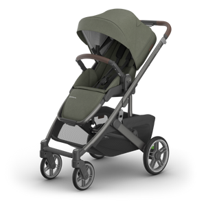 UPPAbaby Cruz V3 Stroller - Evelyn (Meadow Green/Graphite Frame/Chestnut Leather)