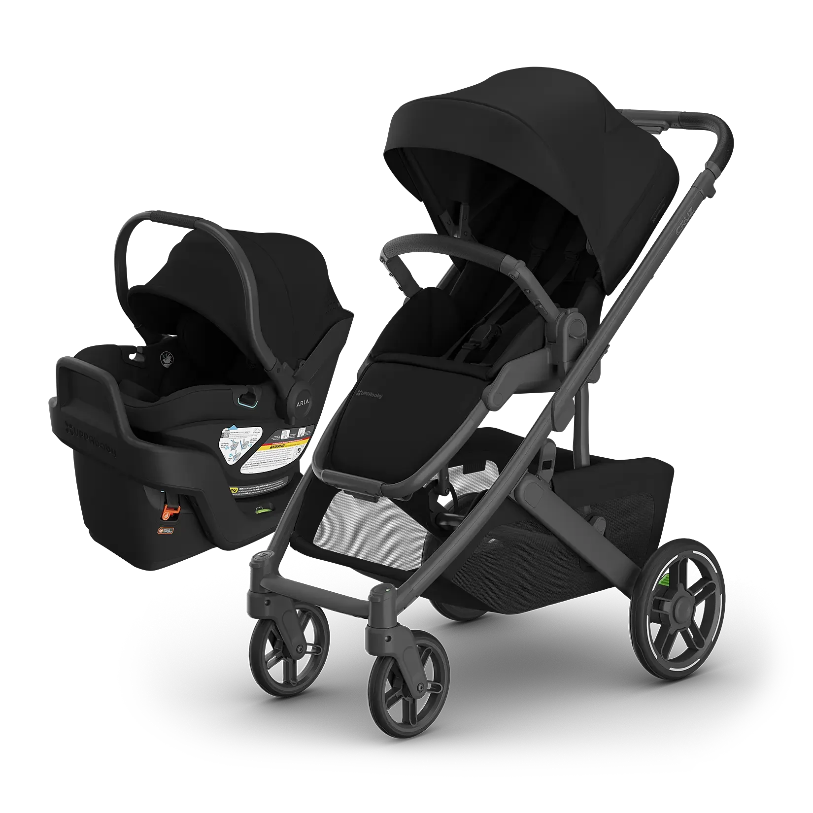 James - UPPAbaby Cruz V3 + Aria V2 Travel System Bundle