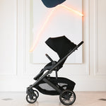 UPPAbaby Cruz V3 Stroller - James (Black | Carbon Frame | Black Leather) Lifestyle 1