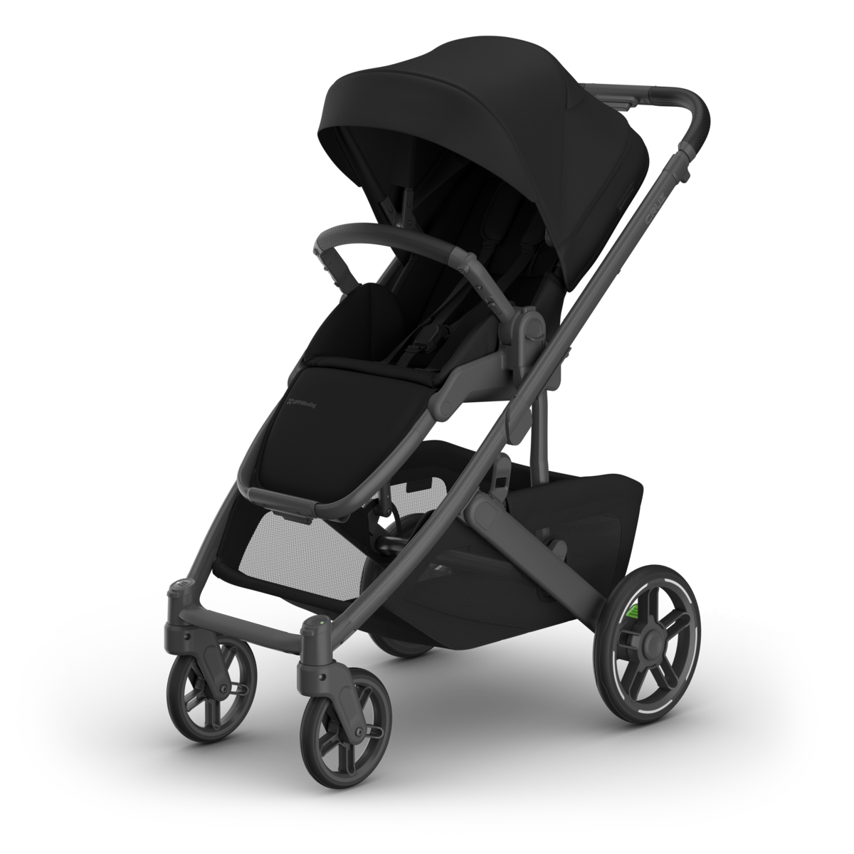 UPPAbaby Cruz V3 Stroller - James (Black | Carbon Frame | Black Leather)
