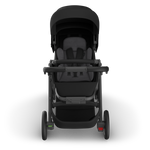 UPPAbaby Cruz V3 Stroller James (Black | Carbon Frame | Black Leather) -  Infant Insert View