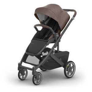 UPPAbaby Cruz V3 Stroller - Owen (Mocha Melange/Carbon Frame/Chestnut Leather)