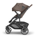 UPPAbaby Cruz V3 Stroller - Owen (Mocha Melange/Carbon Frame/Chestnut Leather) - Side View