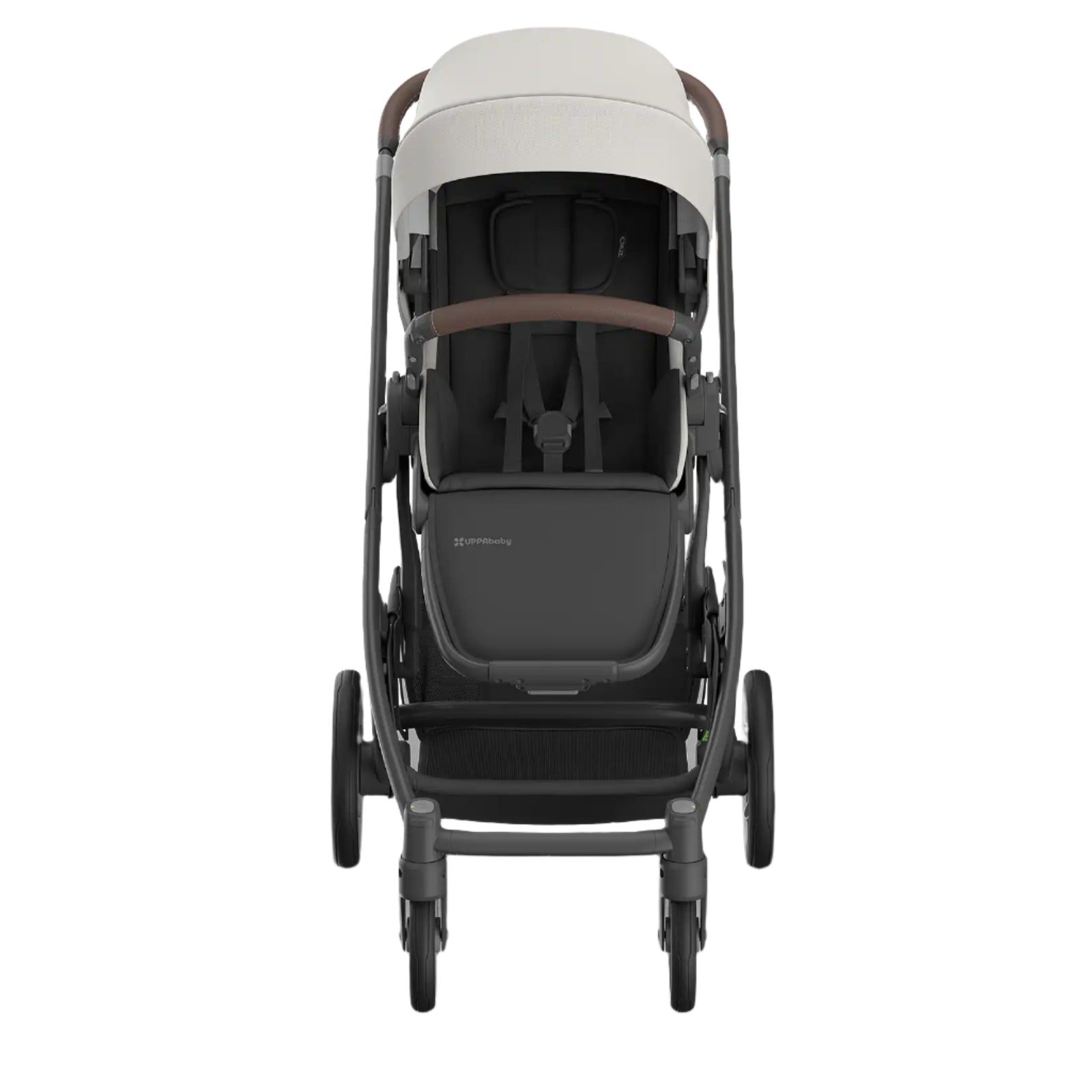 UPPAbaby Cruz V3 Stroller - Savannah (Pearl Gray Jacquard/Silver Frame/Chestnut Leather)