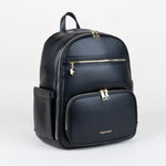 Enya Mond Elara Diaper Bag Backpack - Onyx Side Angle