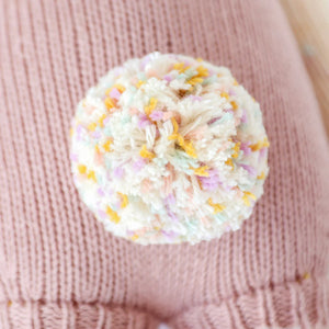 cuddle + kind Hand-Knit Doll - Harper the Bunny Tail Detail