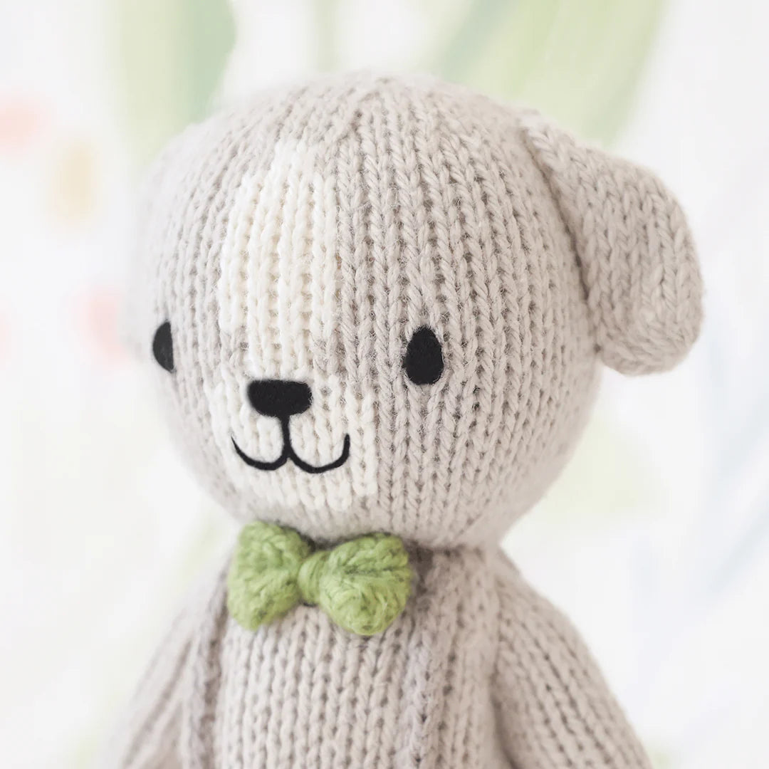 cuddle + kind Hand-Knit Tiny Collection - Noah the Dog Detail