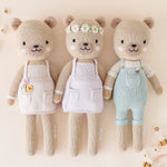 cuddle + kind Hand-Knit Doll - Olivia the Honey Bear Lifestyle 2