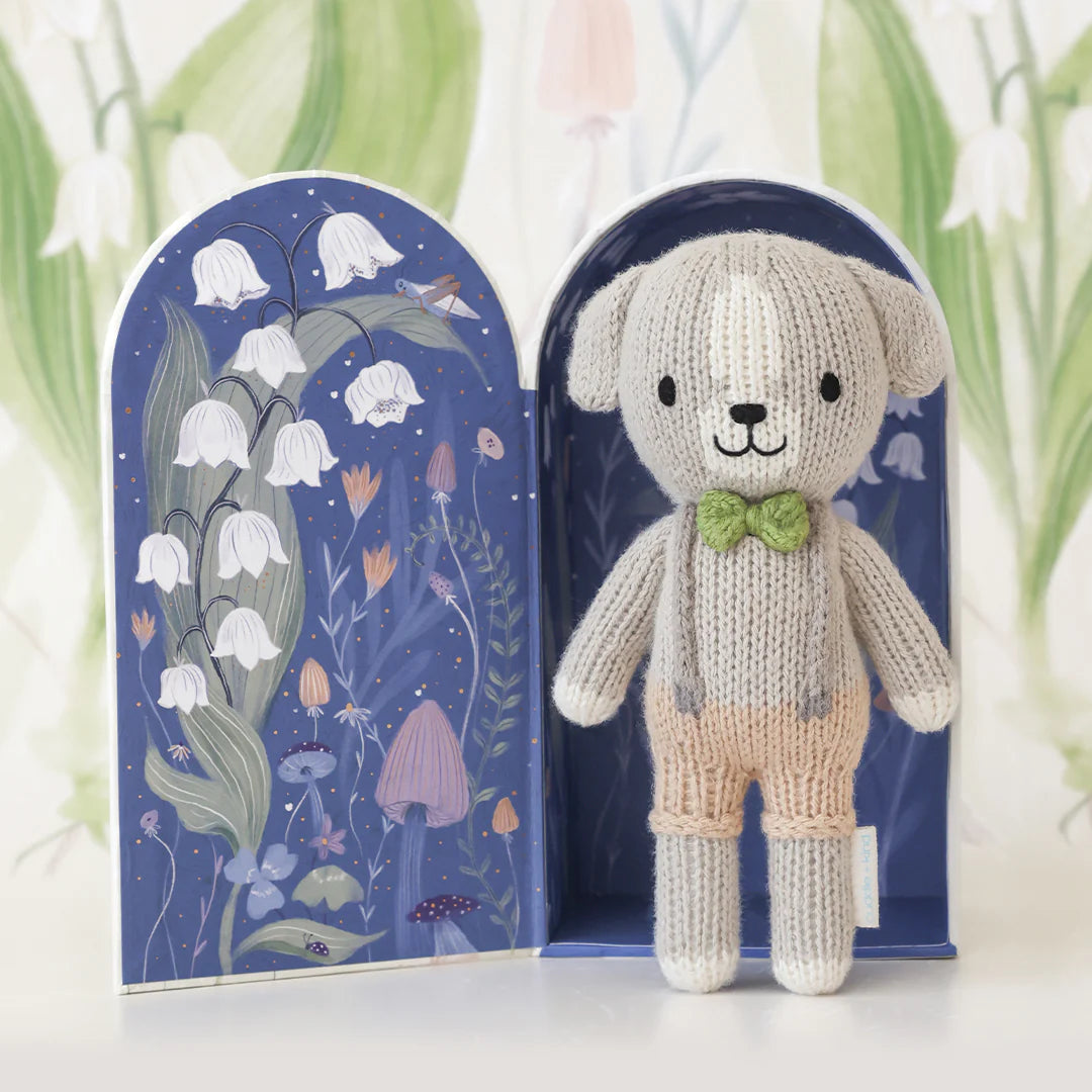cuddle + kind Hand-Knit Tiny Collection - Noah the Dog Lifestyle 1