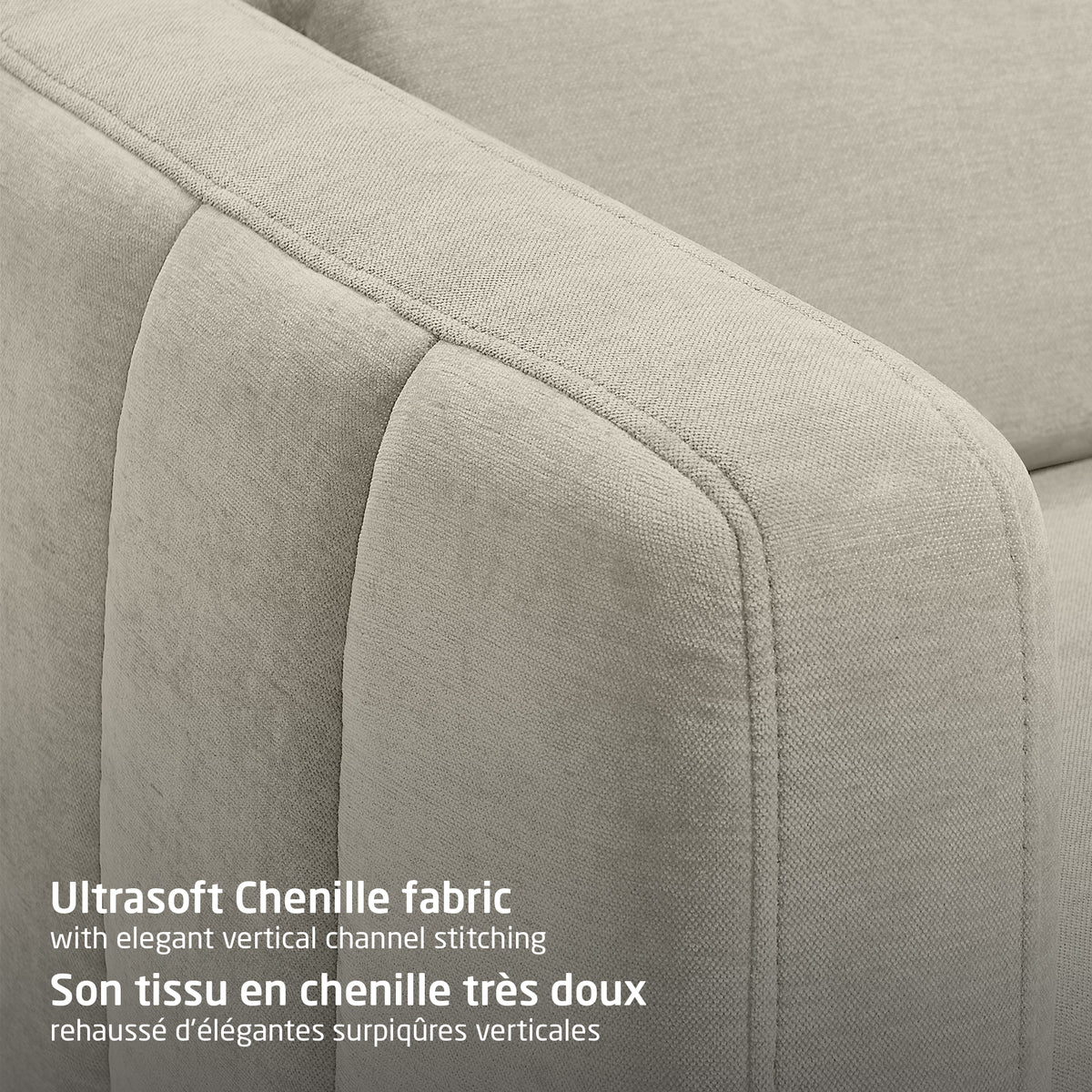 Maxi-Cosi Dorian Swivel Glider & Power Recliner - Ultra Soft Chenille Fabric