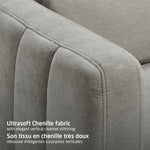 Maxi-Cosi Dorian Swivel Glider & Power Recliner - Crew Ash Ultra Soft Chenille Fabric