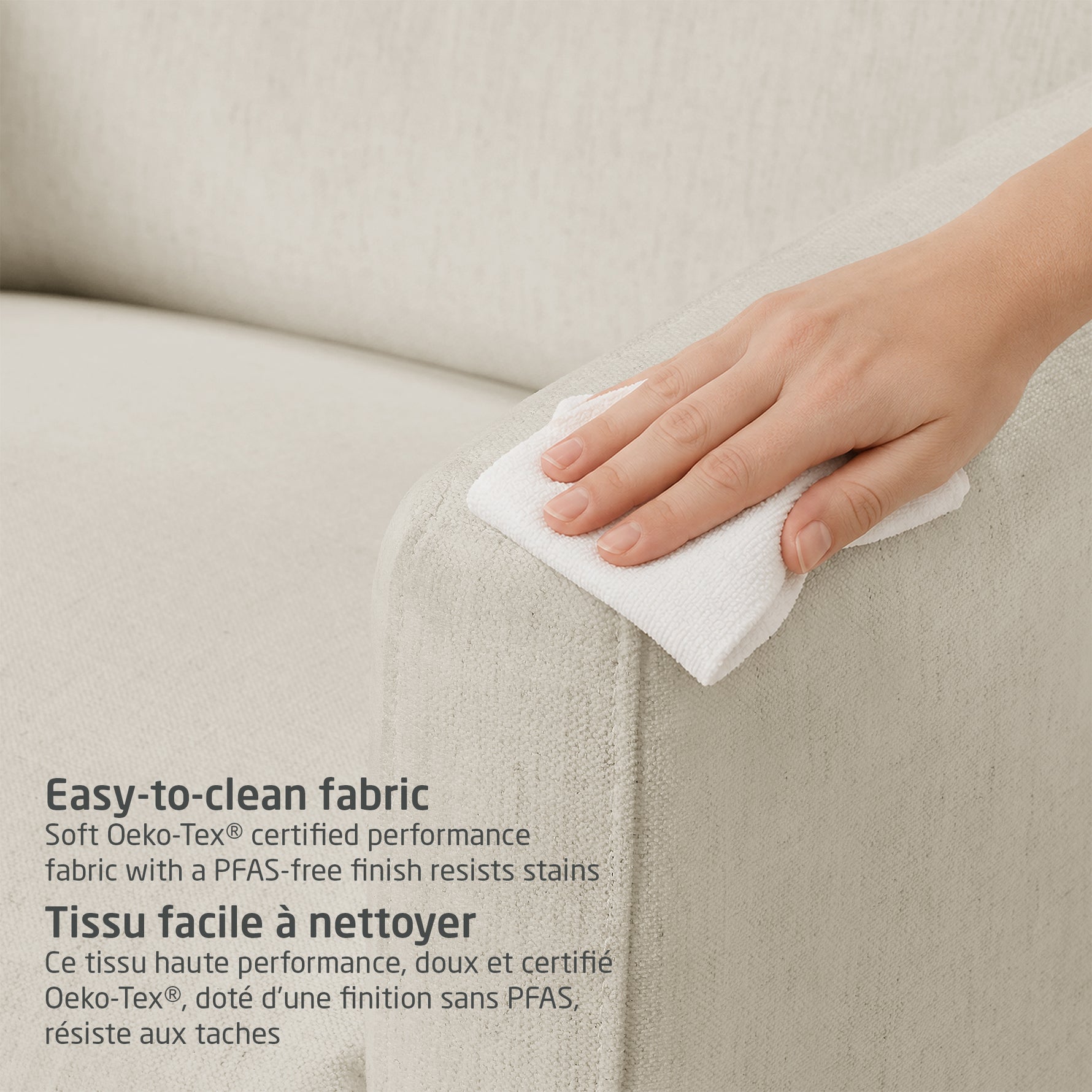 Maxi-Cosi Isla Cloud Swivel Glider & Power Recliner - Vanilla Easy to Clean Oeko-Tex Fabrics