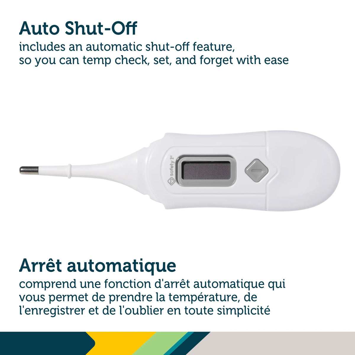 Safety 1st 3 in 1 Nursery Thermometer - Auto Shut Off