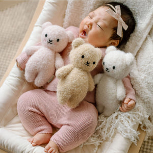 cuddle + kind Hand-Knit Baby Animal - Boucle Bear Lifestyle 2