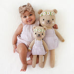 cuddle + kind Hand-Knit Doll - Olivia the Honey Bear Lifestyle 3