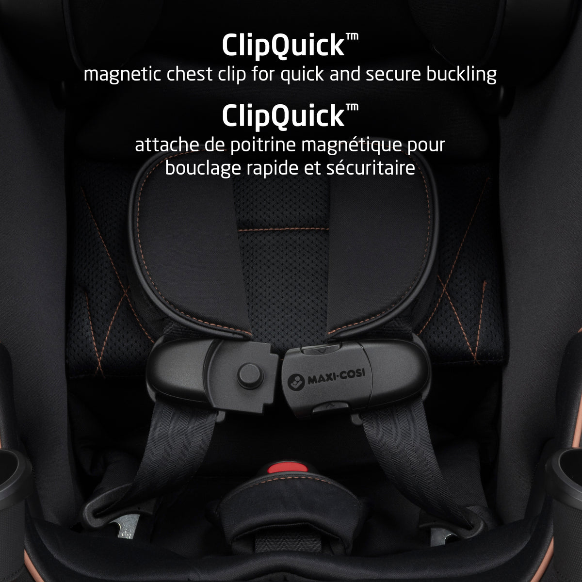 Maxi-Cosi Kani 4-in-1 Convertible Car Seat - Authentic Sport ClipQuick Magnetic Chest Clip